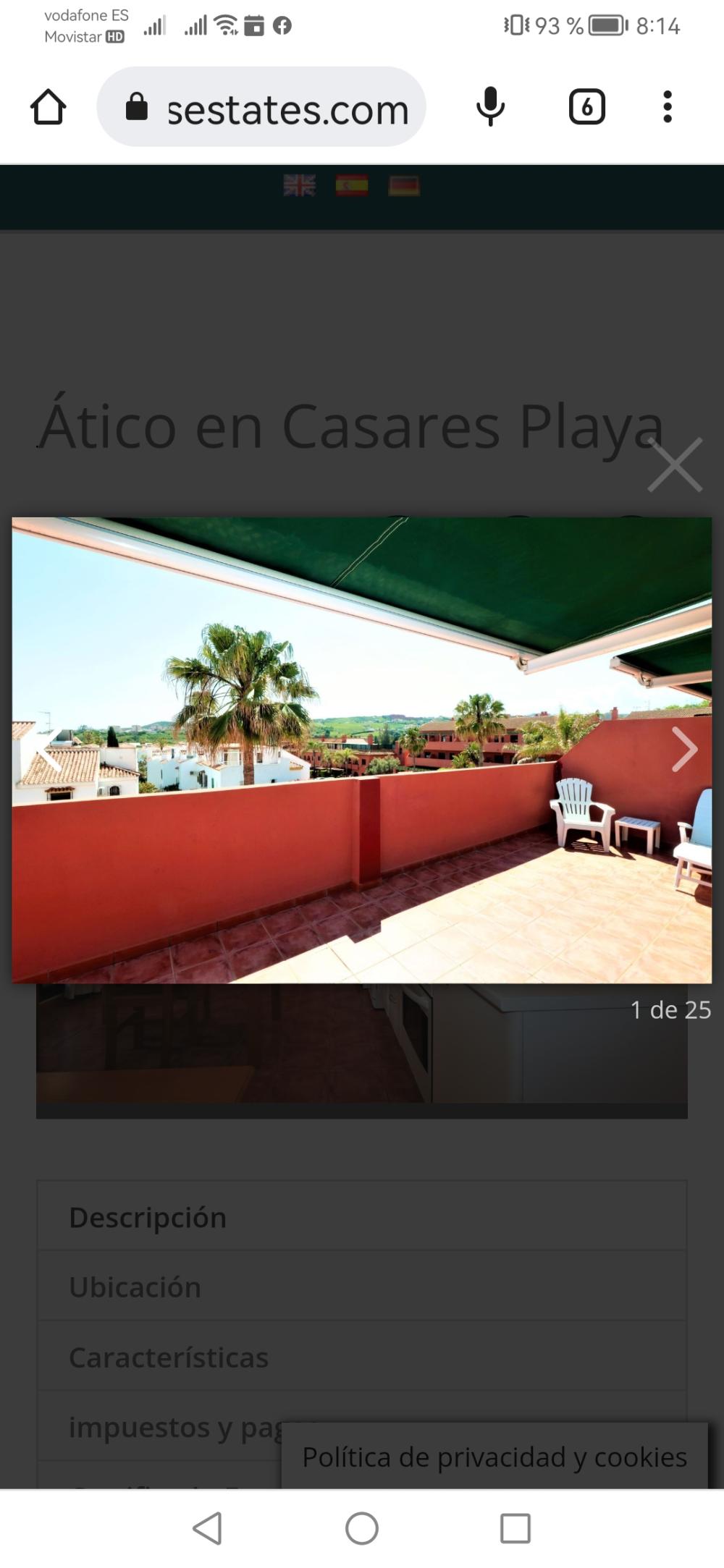  for sale penthouse Bahía De Casares Costa Del Sol Occidental 4