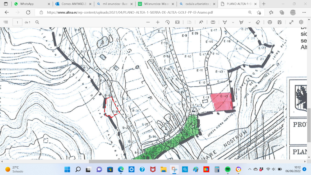  for sale plot Sierra De Altea Marina Baixa 24