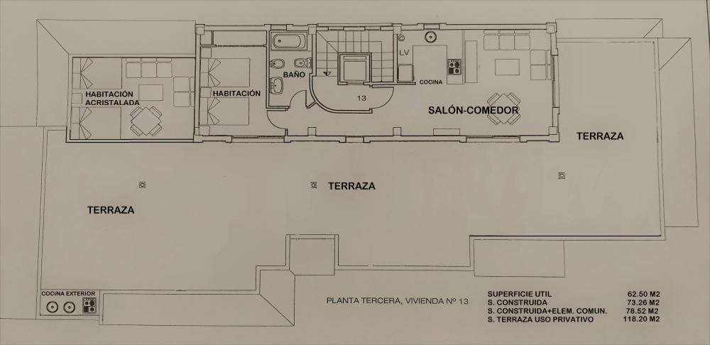  for sale penthouse El Dosel Ribera Baixa 66