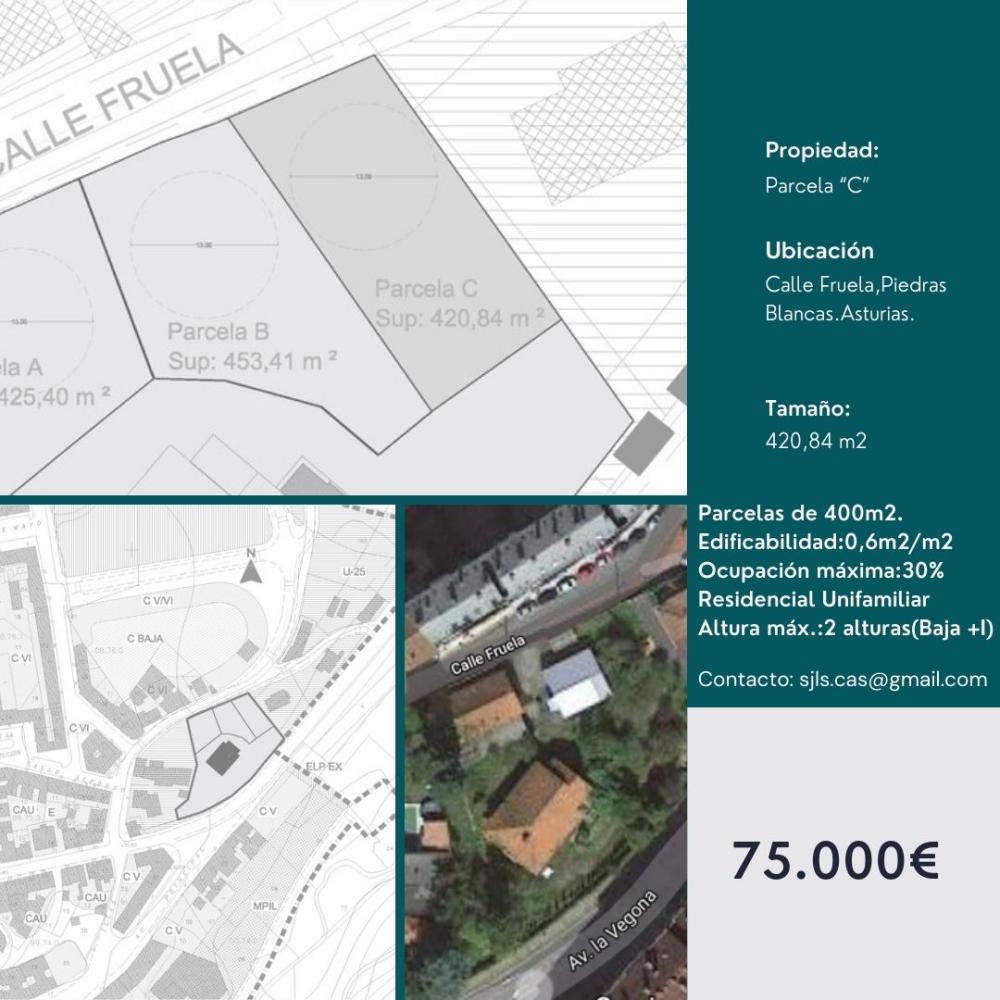  for sale plot Piedras Blancas Avilés 5