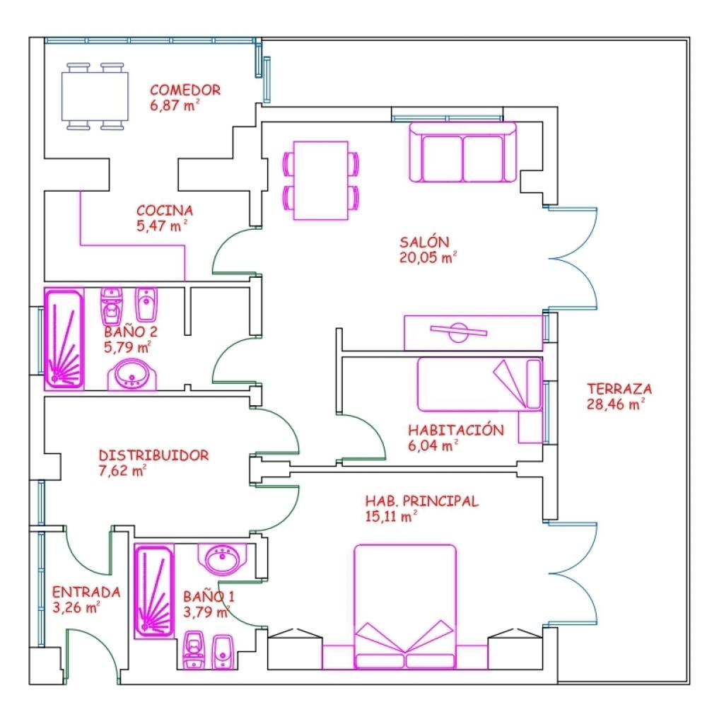  for sale apartment Benidorm Marina Baixa 1