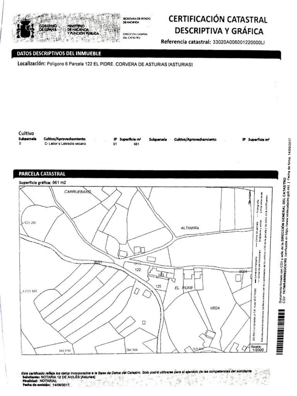  for sale plot Avilés Avilés 5