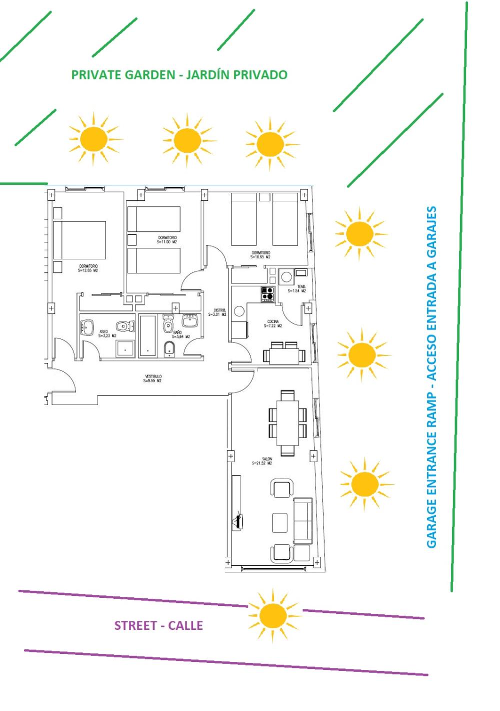  for sale apartment A Telleira Santiago 50