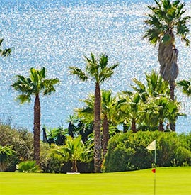 Properties close to golf courses